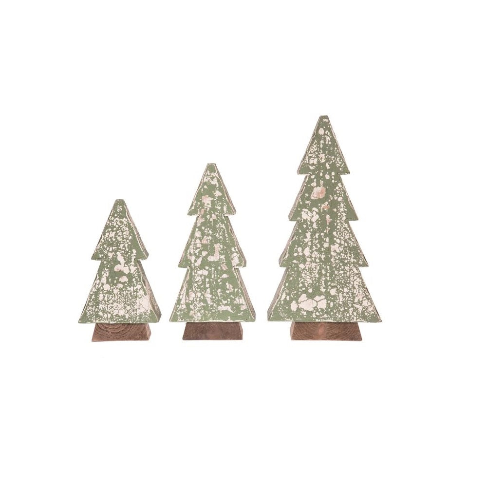 Transpac Y8717 Antiqued Christmas Tree, 14 Inch