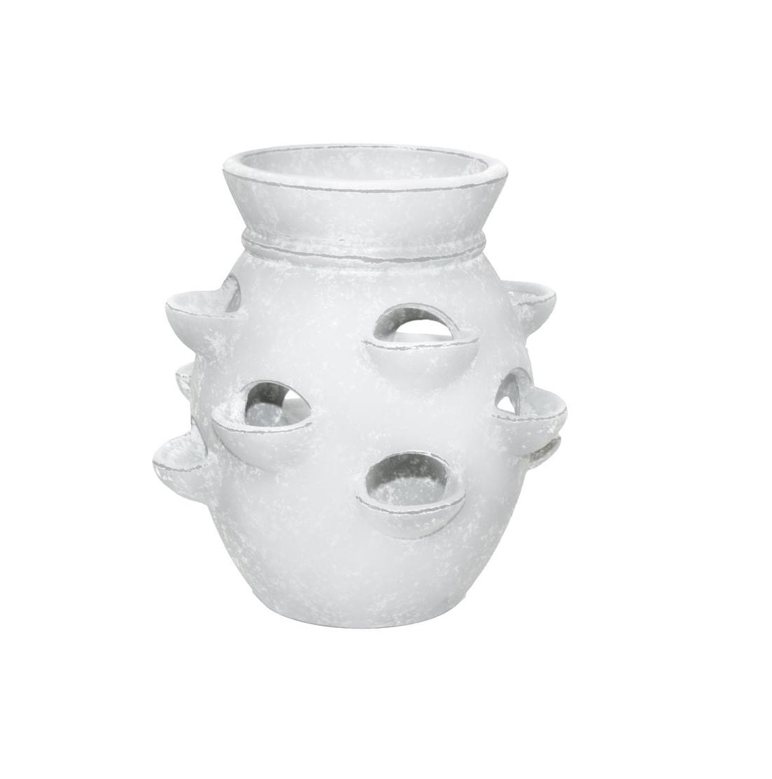 Trendspot CR1139N-18W Strawberry Outdoor Planter, Clay