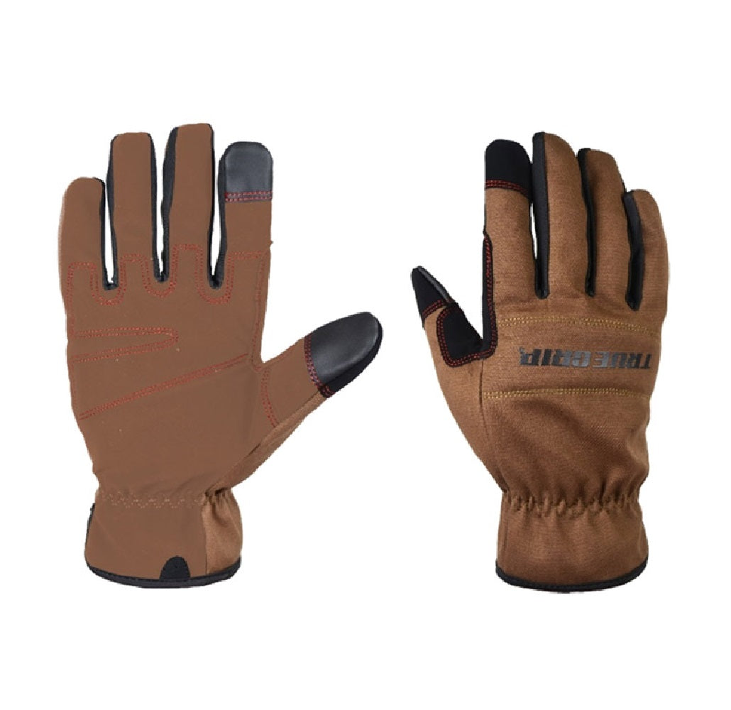True Grip 98531-23 Men's Indoor/Outdoor Work Gloves, Canvas, M