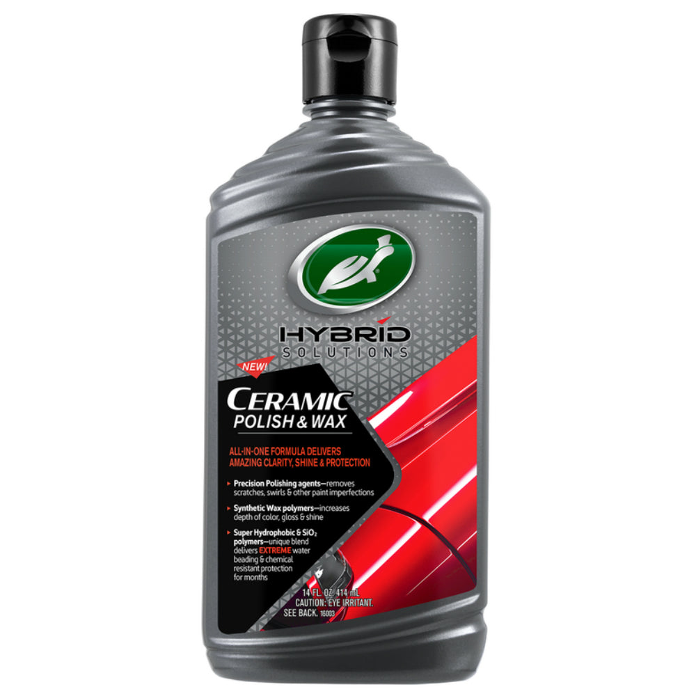 Turtle Wax 53412 Hybrid Solutions Ceramic Polish and Wax, 14 Oz