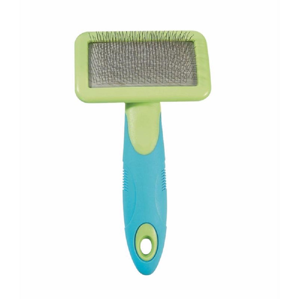 U-Groom US7352 14 Cat/Dog Slicker Brush, Blue, Small