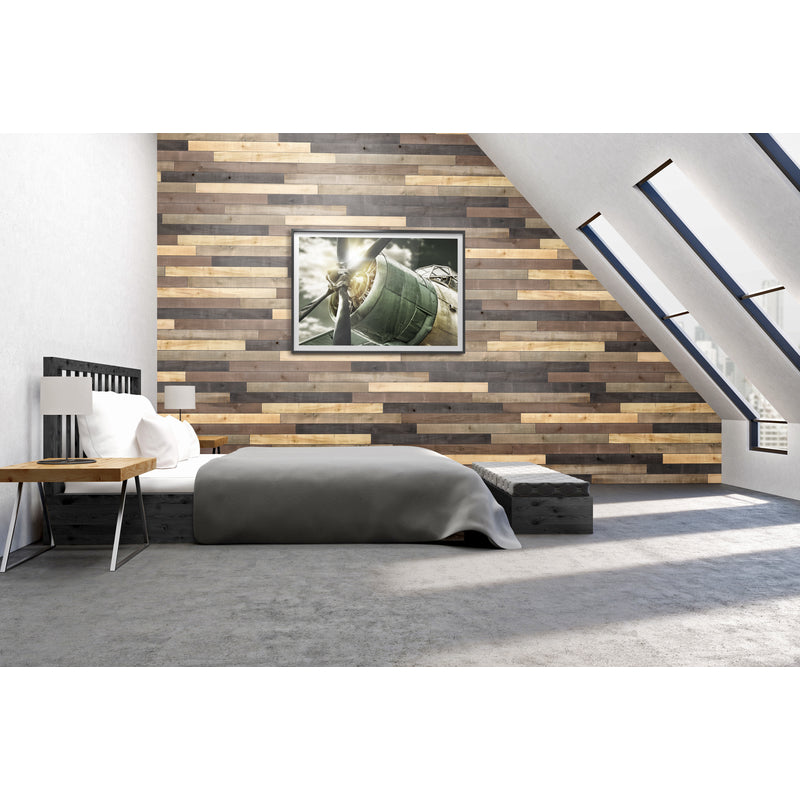 UFP-Edge 328984 Weathered Wood Wall Board, 48"x4"x1"