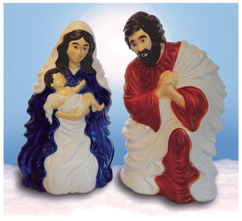 Union Products 74100 Christmas Blow Mold Nativity Set, Resin, 28" H