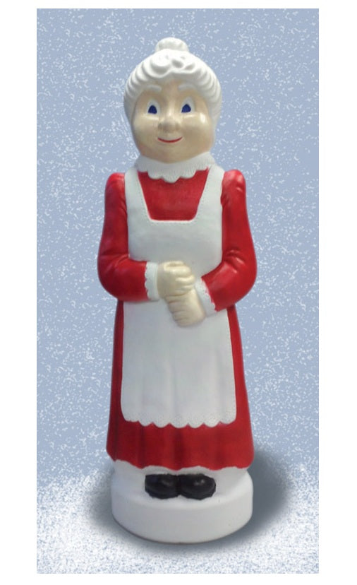 Union Products 74180 Christmas Mrs. Claus Blow Mold, Red & White, 40"