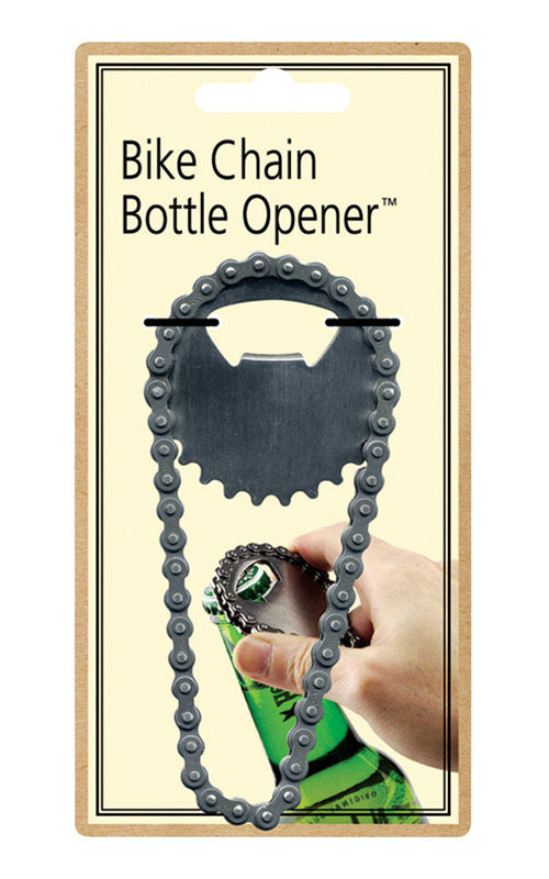 Urban Trend UTU3BR0008 Barbuzzo Bike Chain Bottle Opener, Stainless Steel