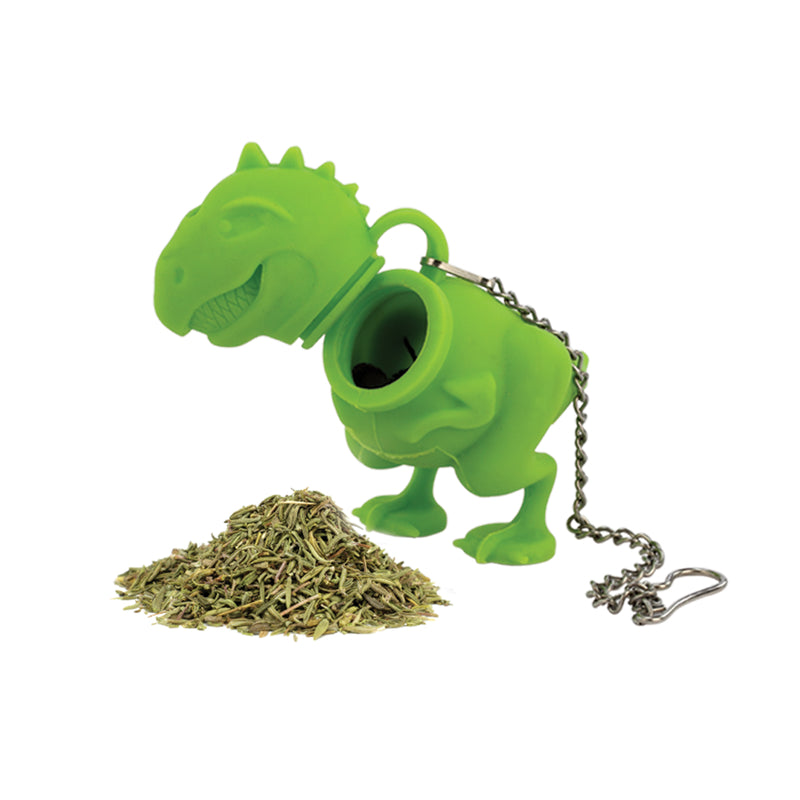 Urban Trend UTU3GI0026 Barbuzzo T-Rex Tea Infuser, Silicone, Green