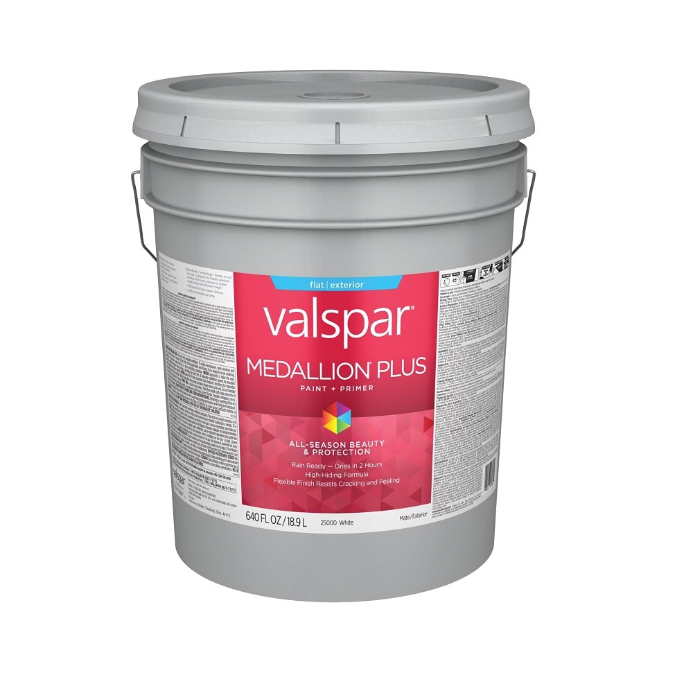 Valspar 028.0025000.008 Medallion Plus Latex Paint, 5 Gallon