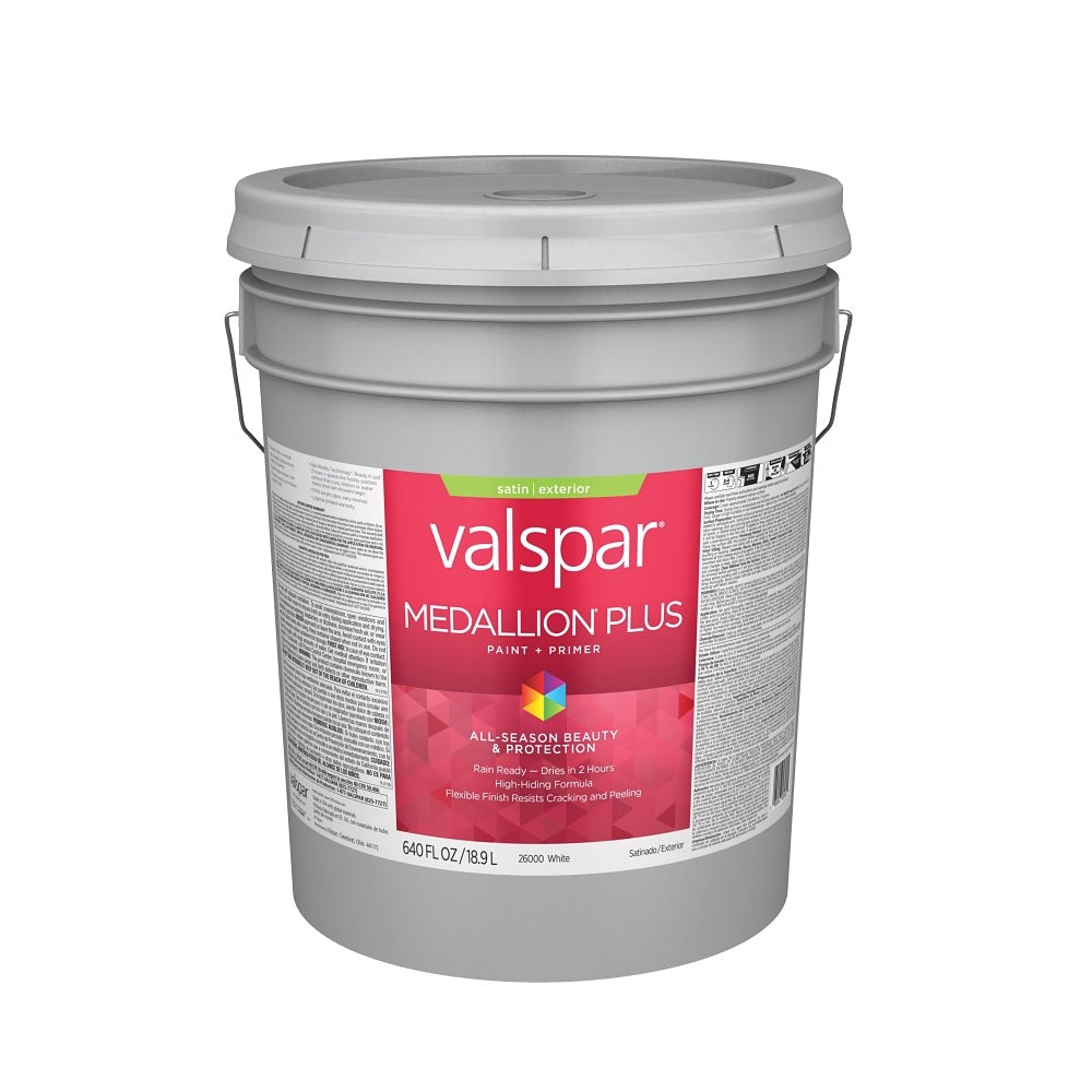 Valspar 028.0026000.008 Medallion Plus Latex Paint, 5 Gallon