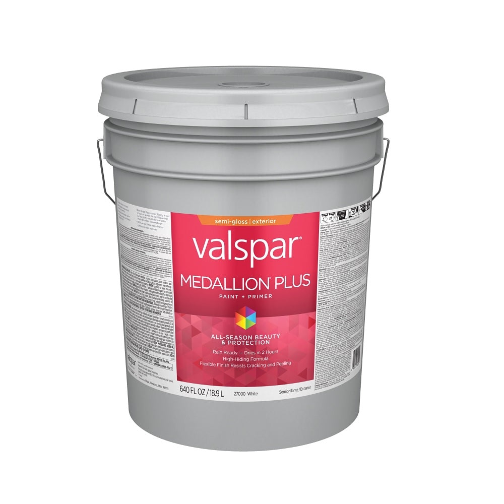 Valspar 028.0027000.008 Medallion Plus Latex Paint, 5 Gallon