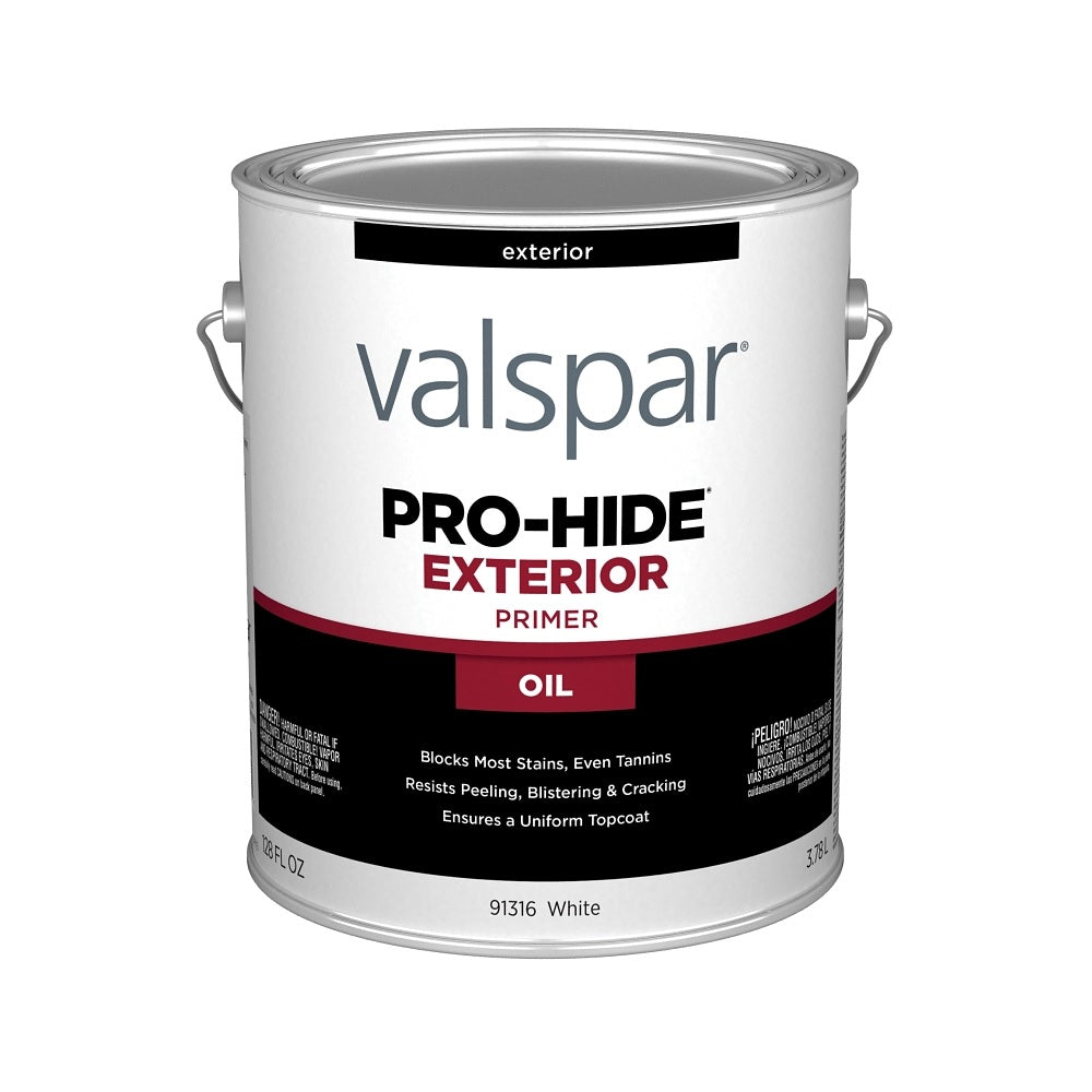 Valspar 028.0091316.007 Pro-Hide Exterior Oil Primer, 1 Gallon