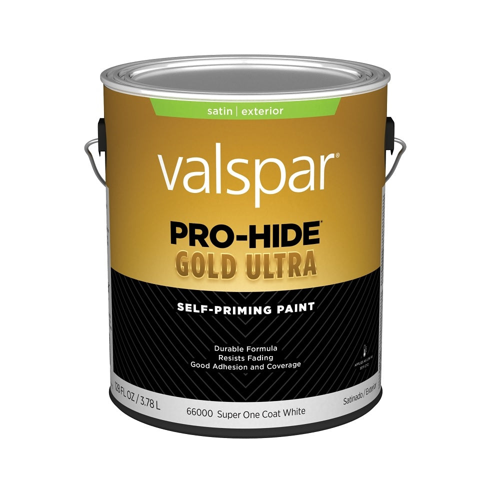 Valspar 028.0066000.007 Pro-Hide Gold Ultra Exterior Self-Priming Paint, 1 Gallon