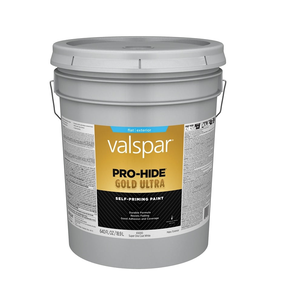 Valspar 028.0065000.008 Pro-Hide Gold Ultra Exterior Self-Priming Paint, 5 Gallon