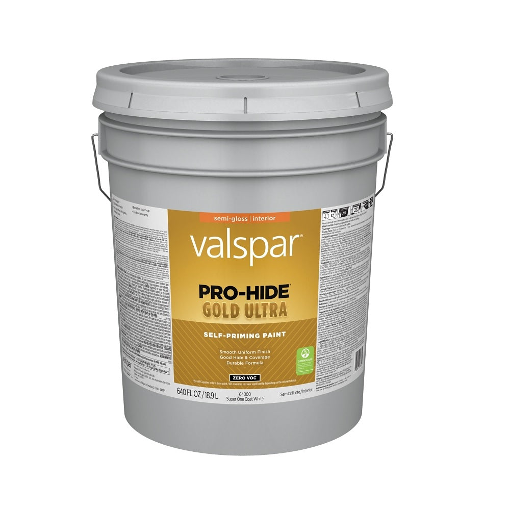 Valspar 028.0064000.008 Pro-Hide Gold Ultra Interior Self-Priming Paint, 5 Gallon