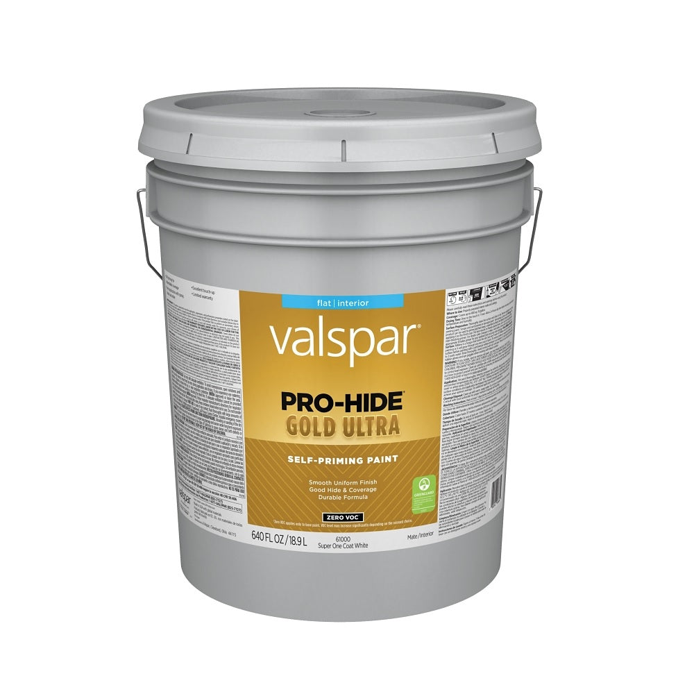 Valspar 028.0061000.008 Pro-Hide Gold Ultra Interior Self-Priming Paint, 5 Gallon