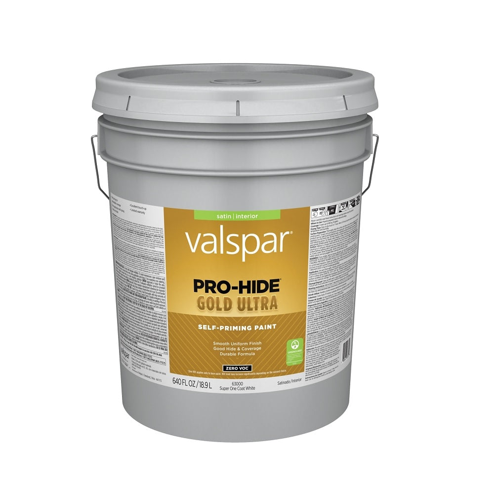 Valspar 028.0063000.008 Pro-Hide Gold Ultra Interior Self-Priming Paint, 5 Gallon