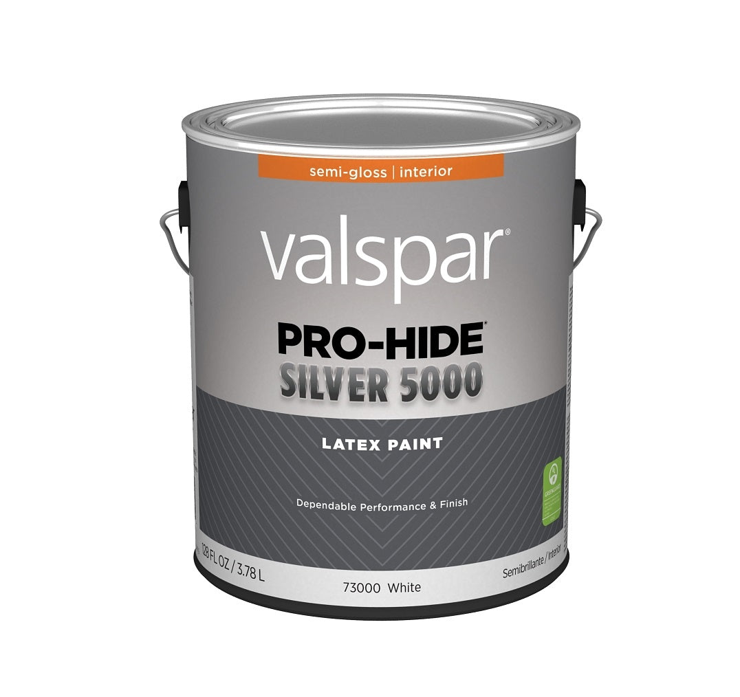 Valspar 028.0073000.007 Pro-Hide Silver 5000 Latex Paint, 1 Gallon