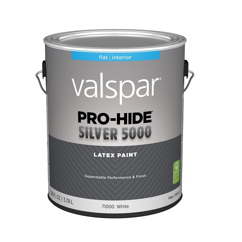 Valspar 028.0071000.007 Pro-Hide Silver 5000 Latex Paint, 1 Gallon