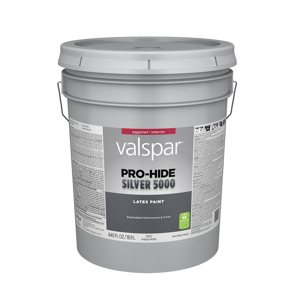 Valspar 028.0072007.008 Pro-Hide Silver 5000 Latex Paint, 5 Gallon