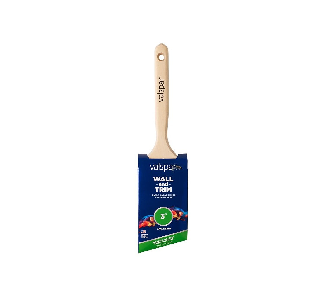 Valspar 882540500 Wall and Trim Sash Brush, Polyester Bristle