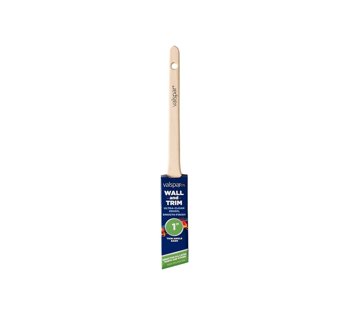 Valspar 882545100 Wall and Trim Sash Brush, Polyester Bristle