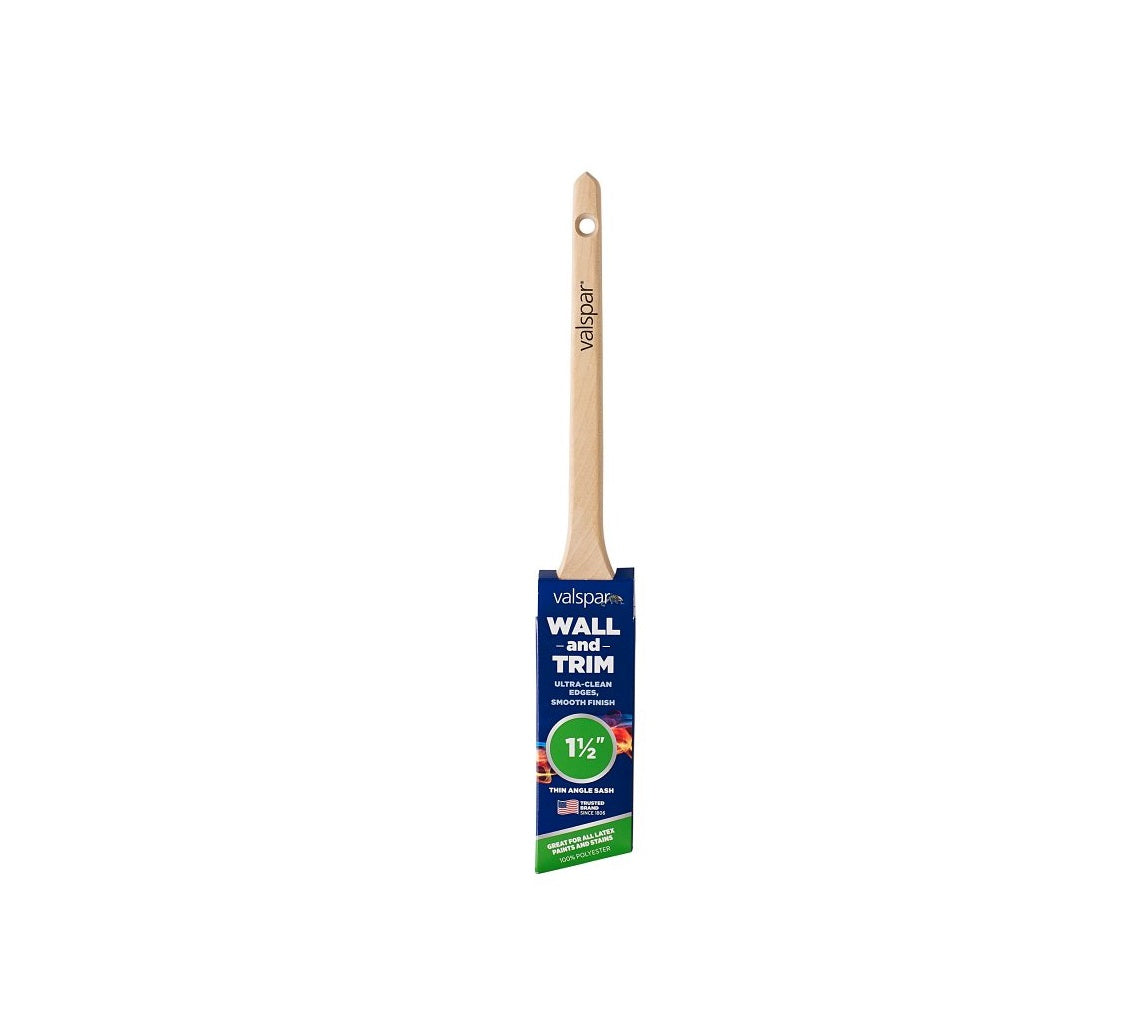 Valspar 881442150 Wall and Trim Sash Brush, Polyester Bristle