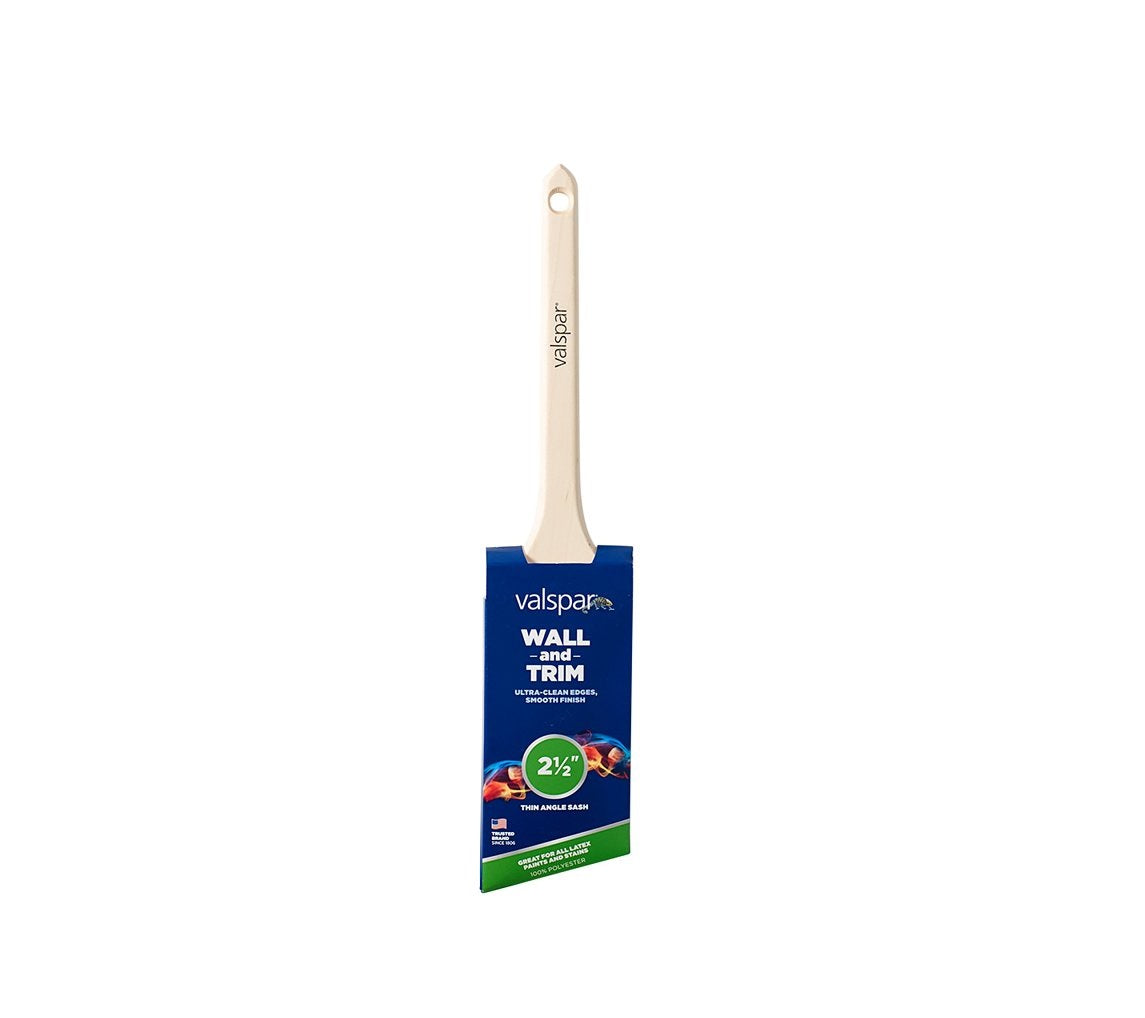 Valspar 882545400 Wall and Trim Sash Brush, Polyester Bristle