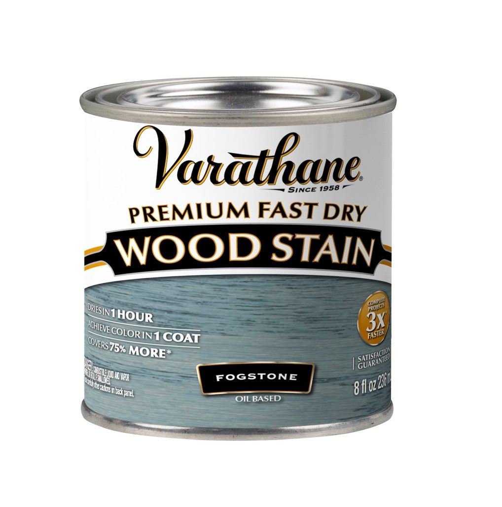 Varathane 370871 Premium Fast Dry Wood Stain, Fogstone, 0.5 Pint