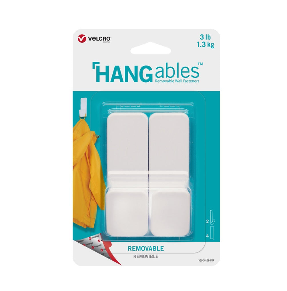 Velcro VEL-30138-USA HANGables Medium Removable Fasteners, Plastic