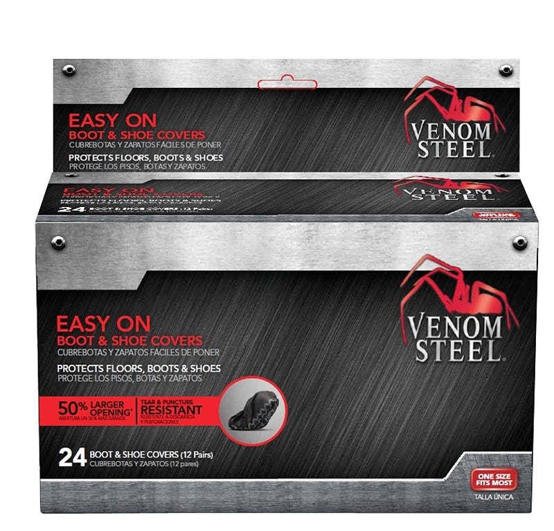 Venom Steel VEN24200N Shoe Cover, One-Size, Black