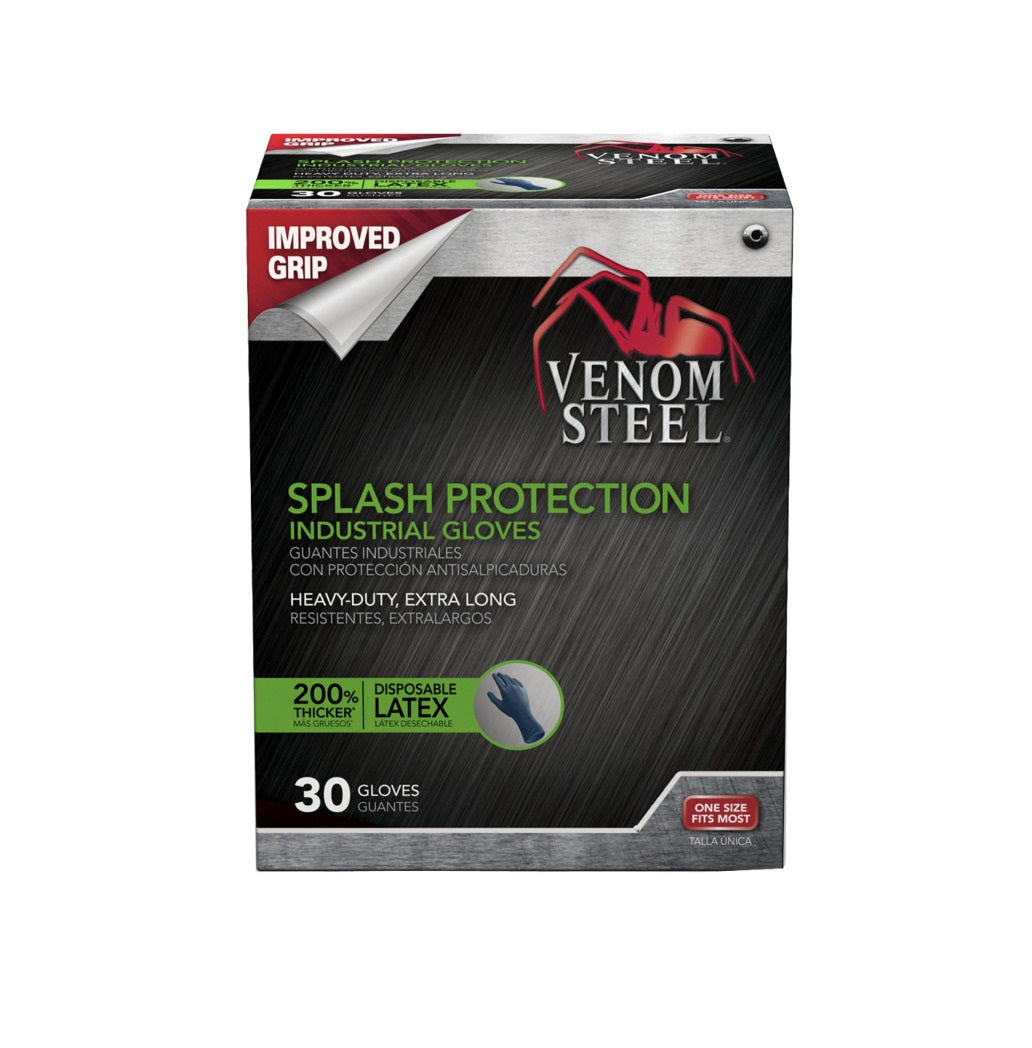 Venom Steel VEN6025 Splash Protection Industrial Gloves, Blue