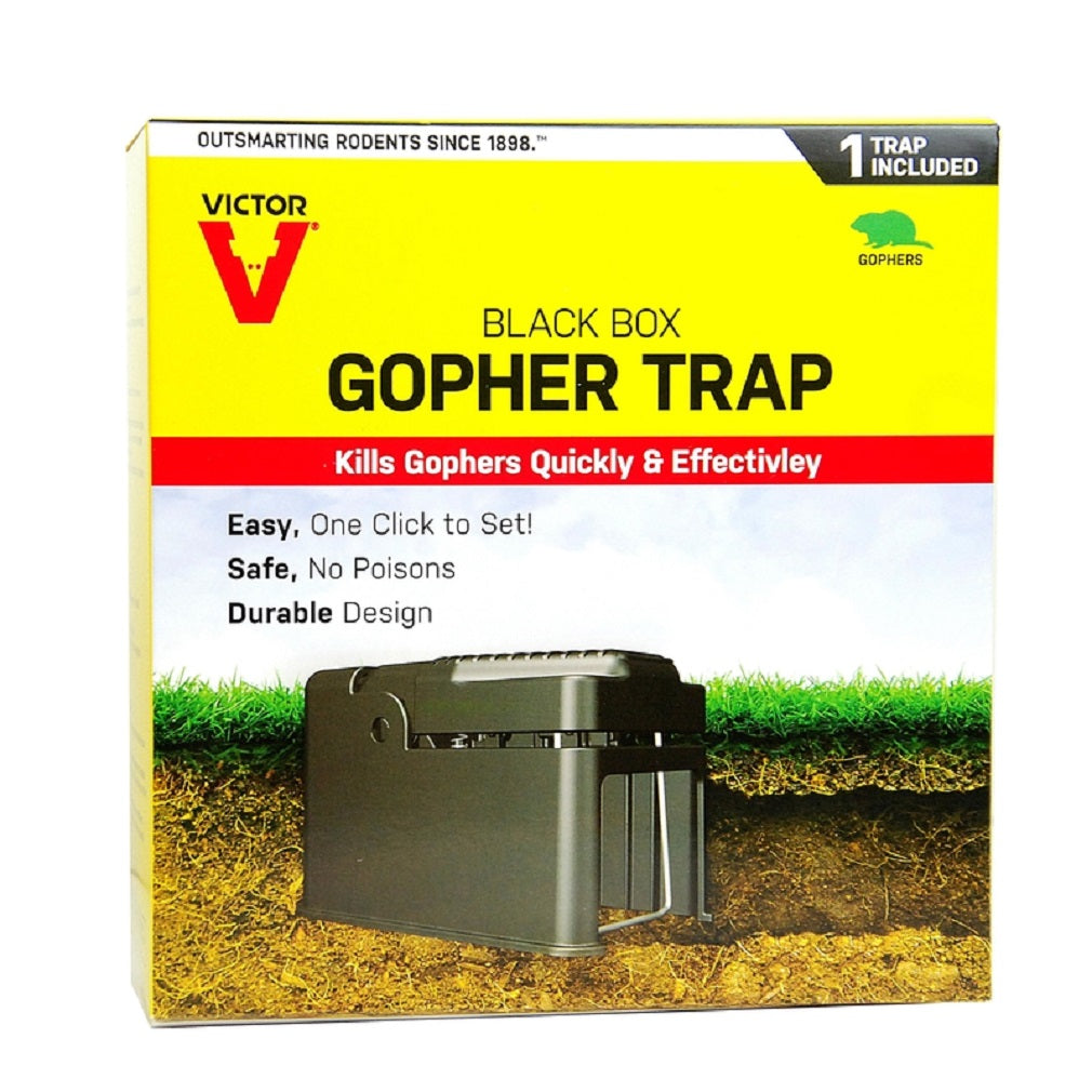 Victor 0626 Black Box Animal Trap Gophers Kill Trap