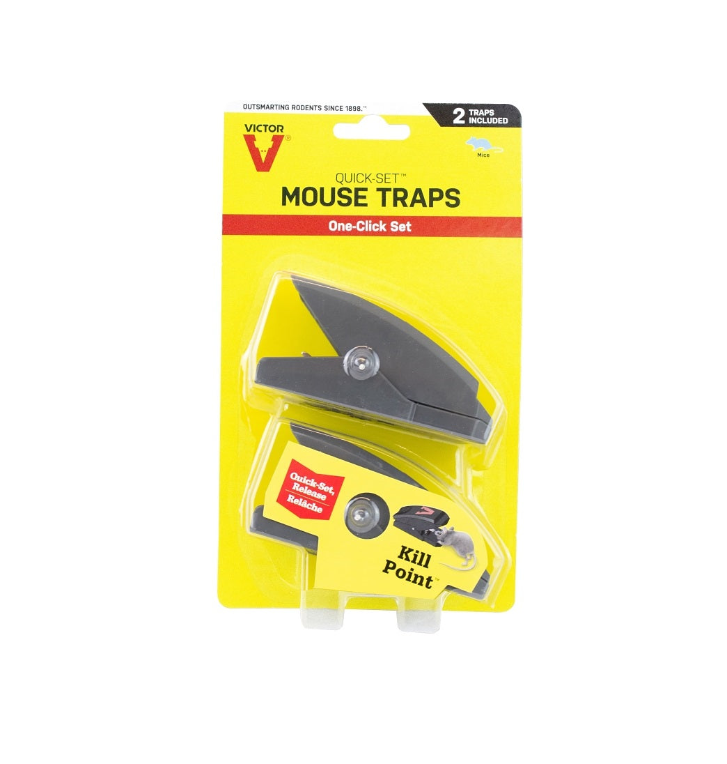 Victor M137B Quick-Set Mouse Trap, Pack of 2