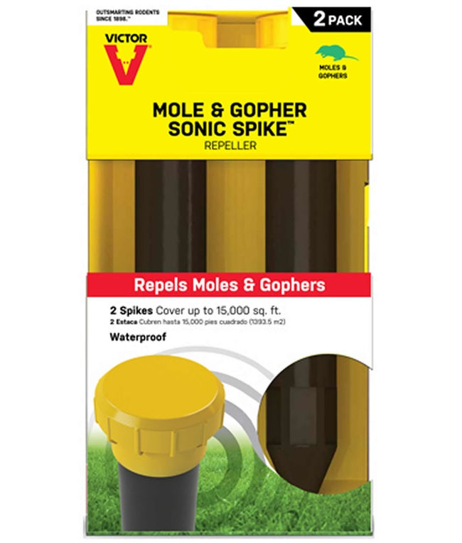 Victor M9012 Gophers & Moles Sonic Spike Electronic Pest Repeller