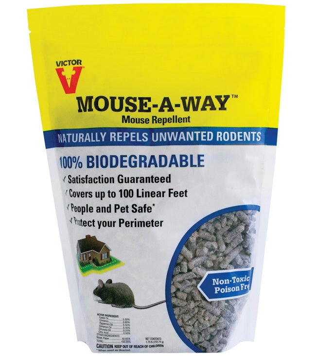 Victor M806 Mouse-A-Way For Mice Animal Repellent, 1.75 Lbs