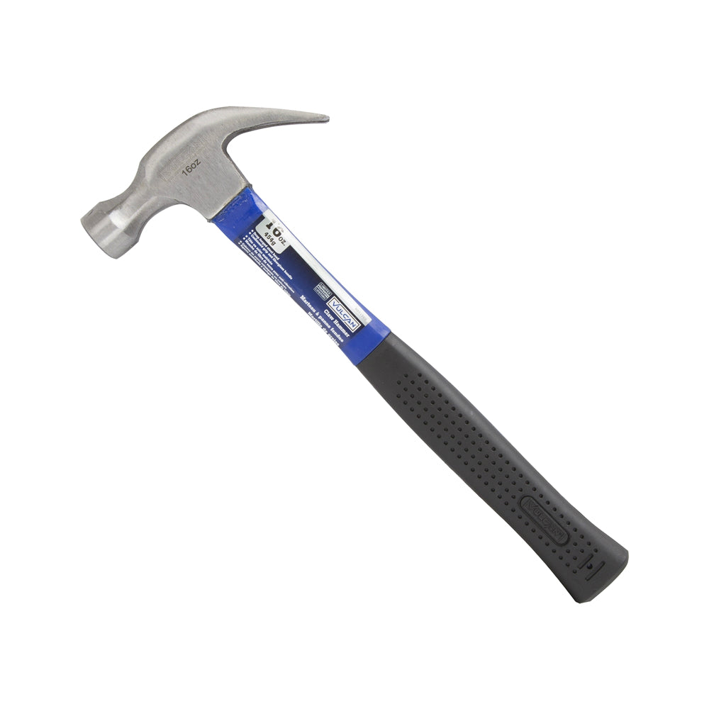 Vulcan JL20396 Claw Hammer with Fiberglass Handle, 16 Oz