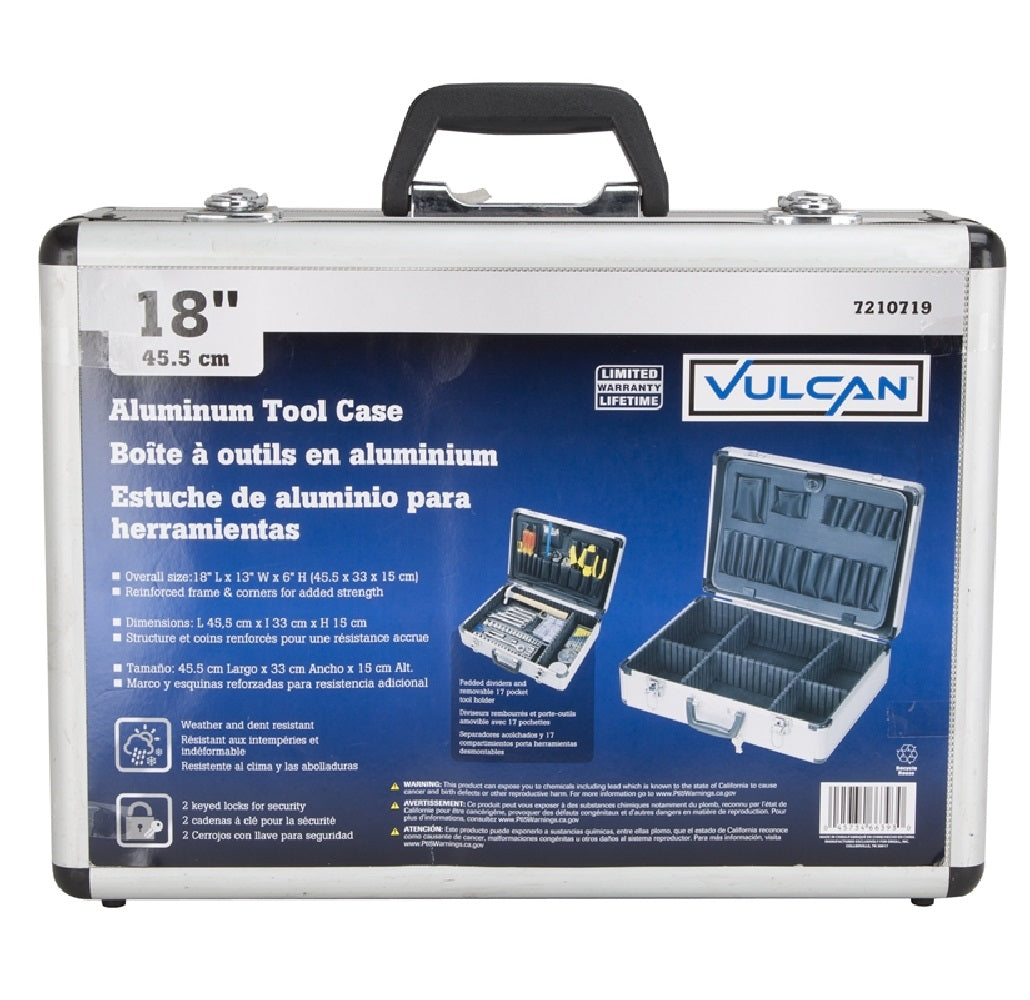 Vulcan JL-10054 Storage Case, Aluminum, 18"