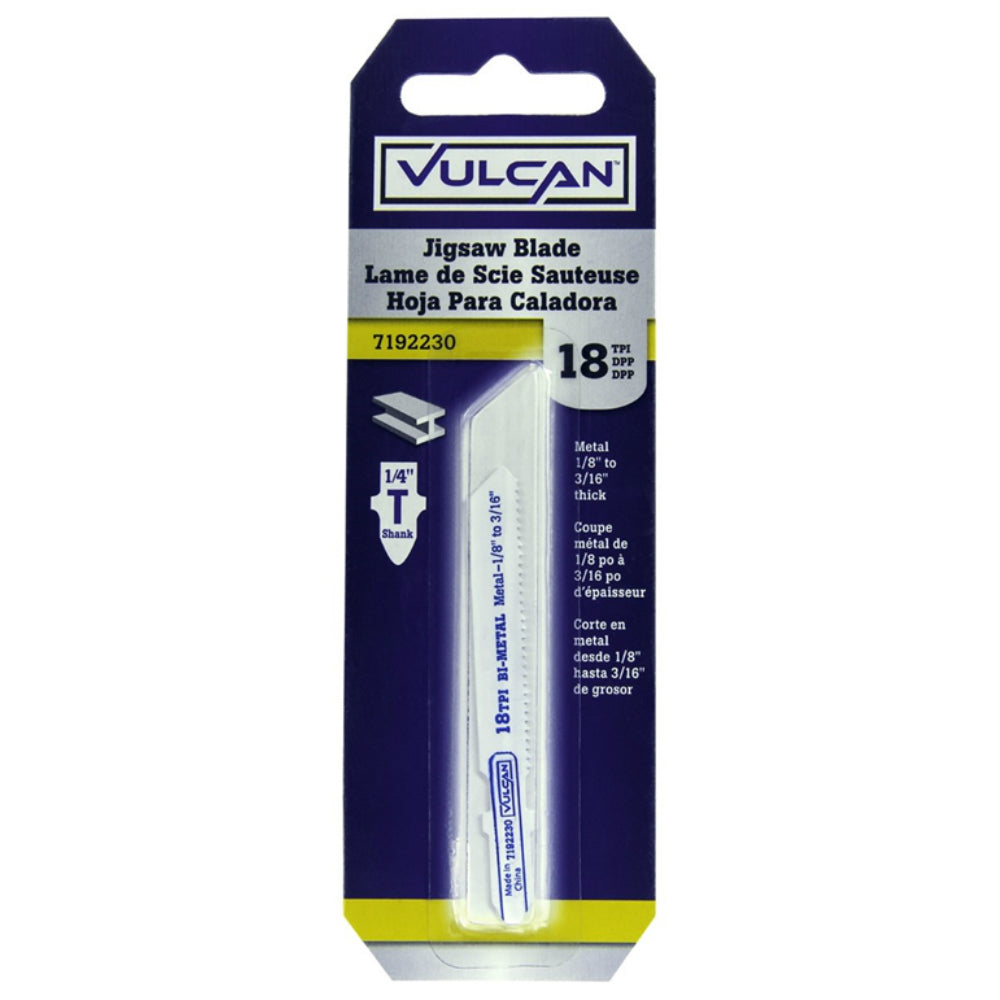 Vulcan 823471OR Metal-T Jigsaw Blade, 2-3/4 In