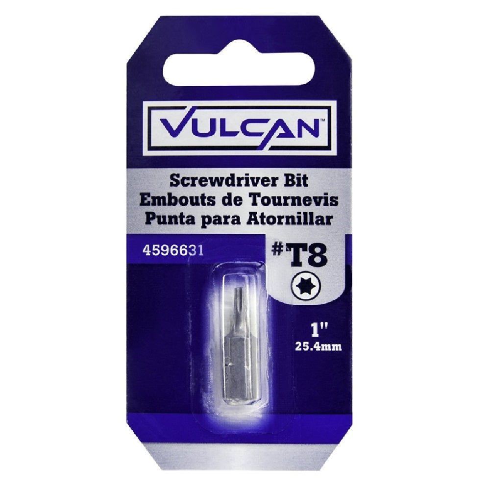 Vulcan 307081OR Screwdriver Bit, Chrome