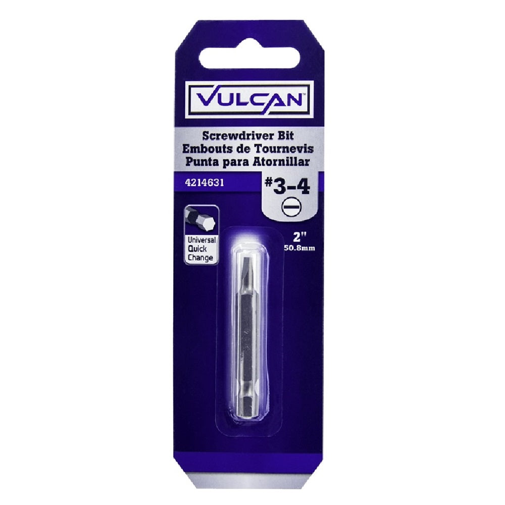 Vulcan 306511OR Screwdriver Bit, Chrome