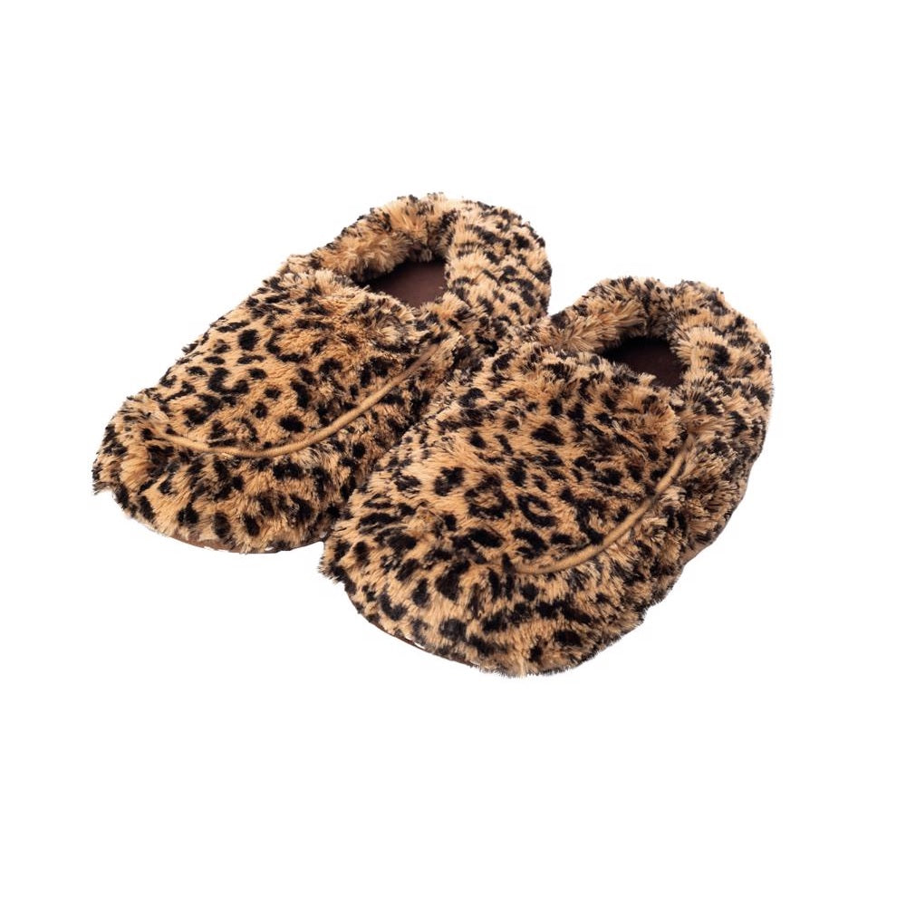 Warmies FW-SLI-5 Tawny Slippers, Black/Brown