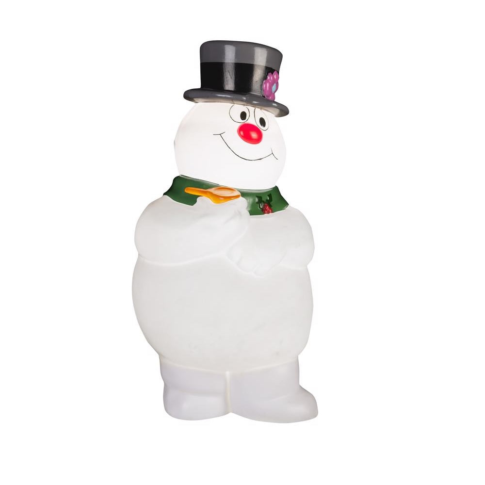 Warner Brothers 880188 Frosty With Scarf Christmas Blow Mold, White