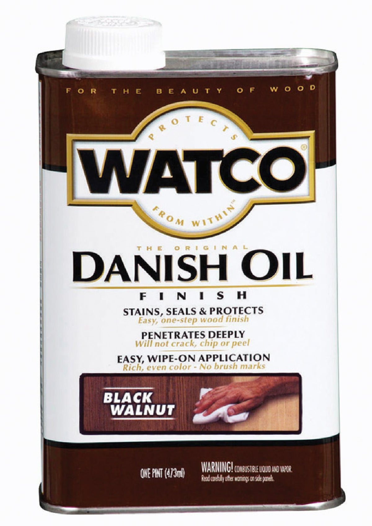 Watco 65351 Oil-Based Danish Oil, Black Walnut, 1 Pint