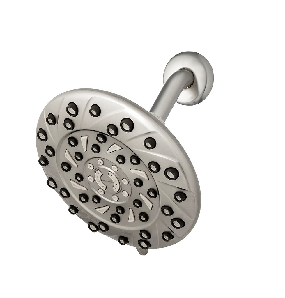 Waterpik XEM639E RainFall Series Shower Head, Brushed Nickel — LIfe