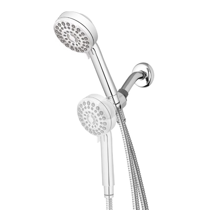 Waterpik XOM-763ME DualDock 7 Settings Handheld Showerhead, Chrome