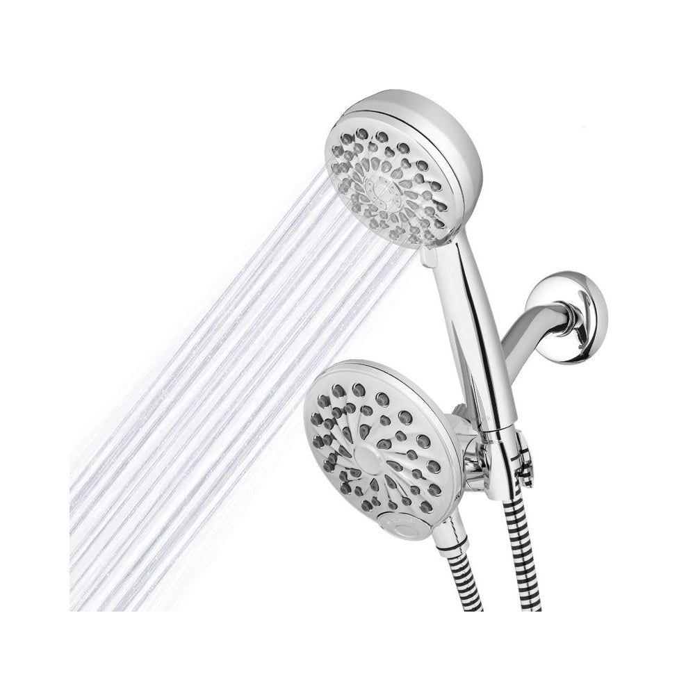 Waterpik XPB-133E/763E PowerPulse Showerhead Combo, Chrome