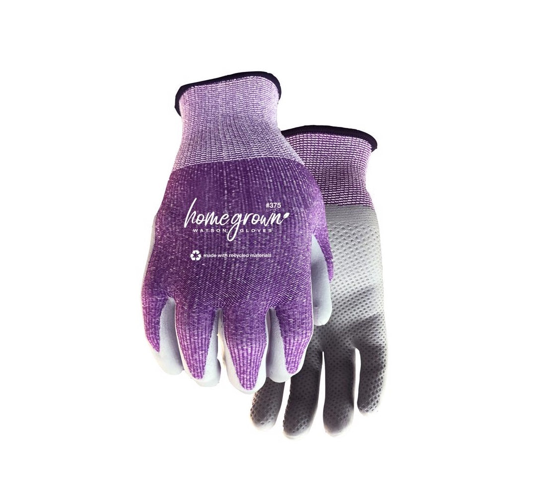 Watson Gloves 375-S Home Grown Karma Dipped Gloves, Polyester
