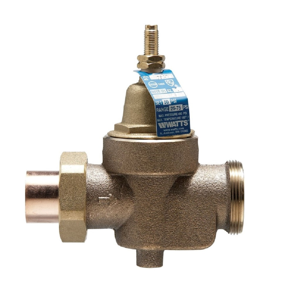 Watts 0009589 Water Pressure Reducing Valve, 3/4" FNPT