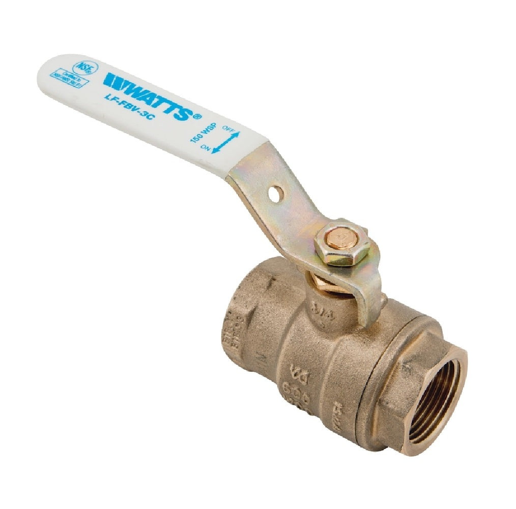 Watts 88005687 Threaded Ball Valve Full Port, 1/2 Inch