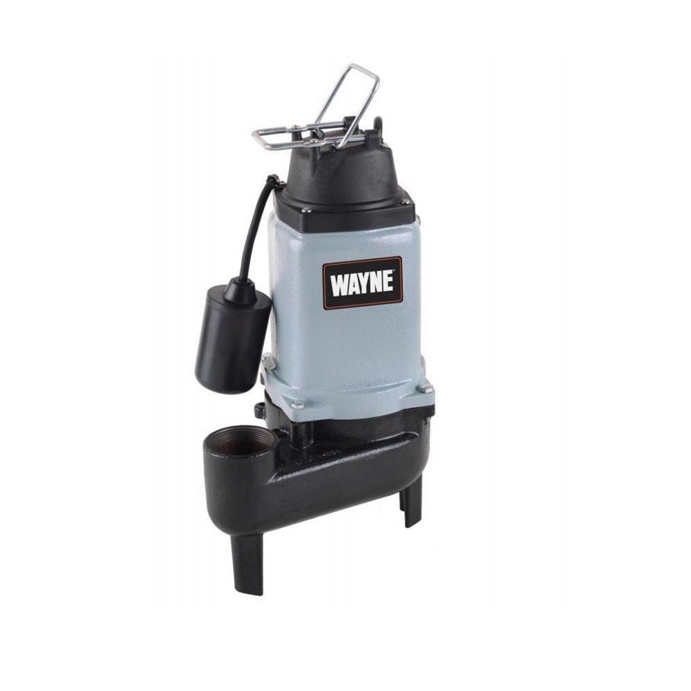 Wayne WCS50T Tethered Float Switch Sewage Pump, 120 Volt