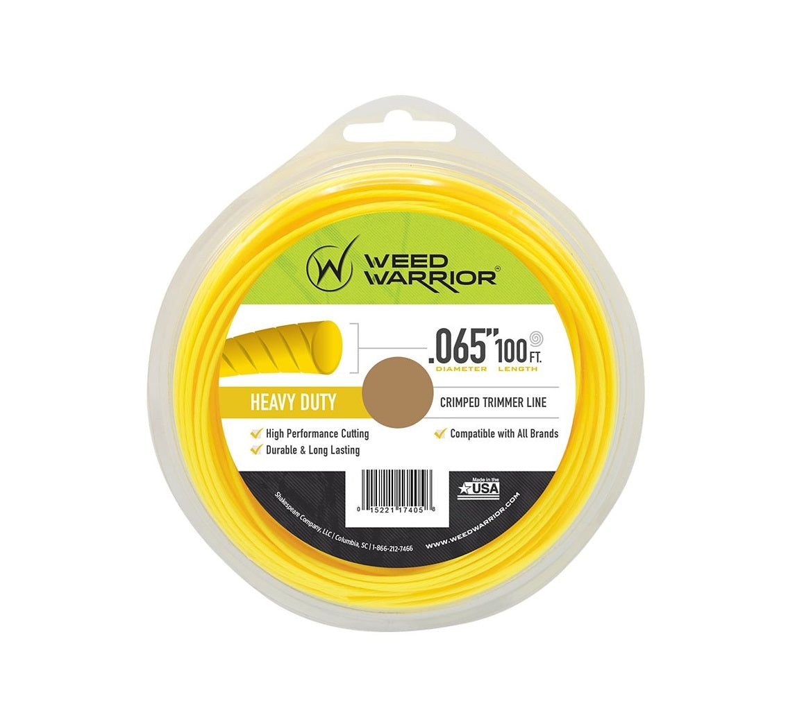 Weed Warrior 17405 Trimmer Line, Nylon, 100 Feet